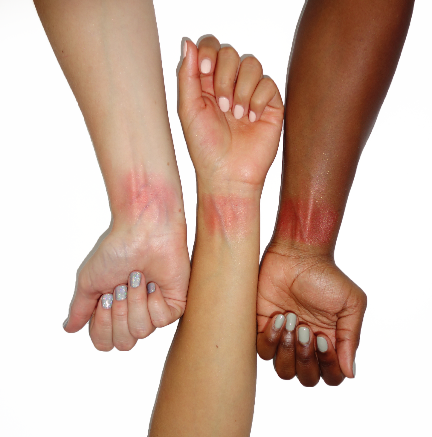 Santorini blended arm swatch kiss and smink the everything multipurpose sticks